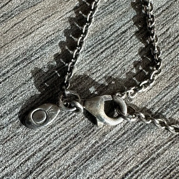 Pandora Elegant Silver Chain Necklace with Angel Wing .925 + 2 more items - Picture 5 of 12